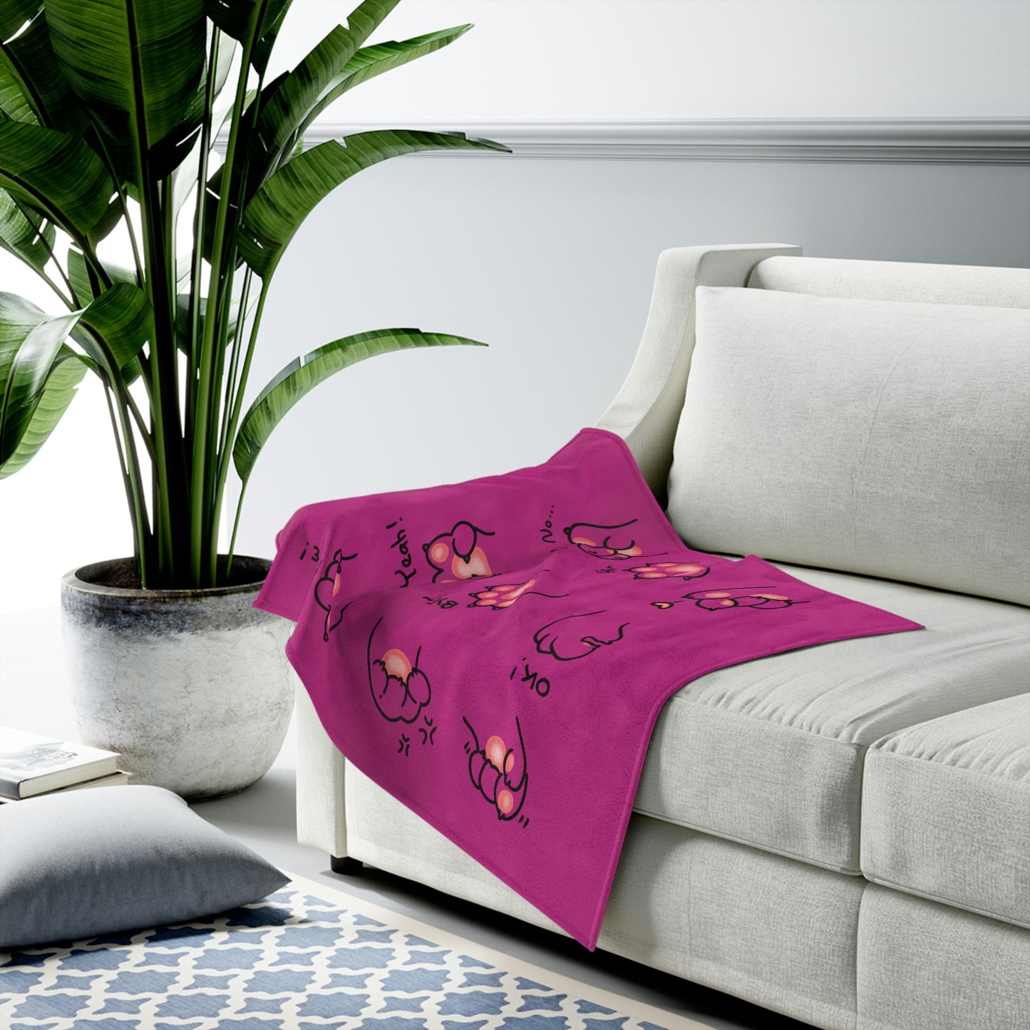 DemPawsP/Velveteen Plush Blanket