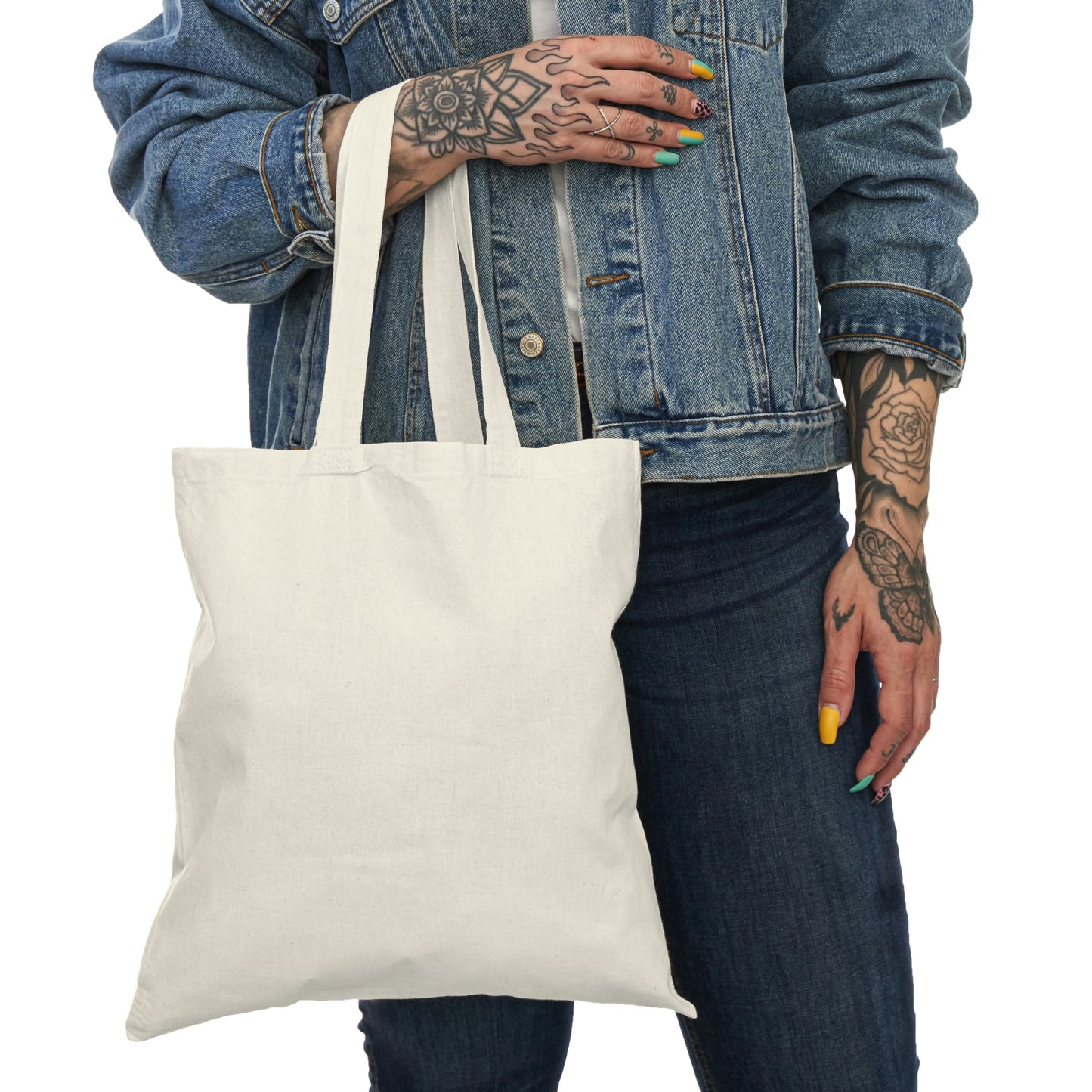 ArecakRose/Natural Tote Bag