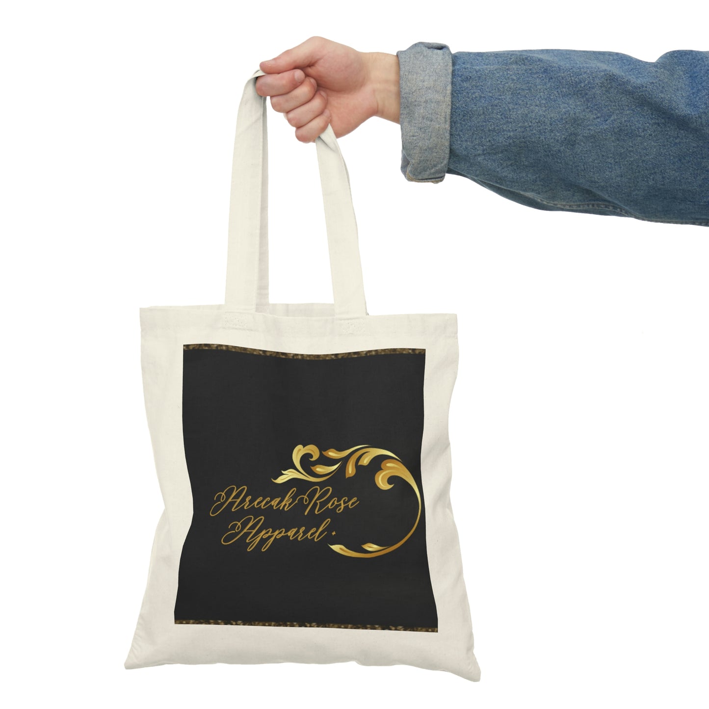 ArecakRose/Natural Tote Bag