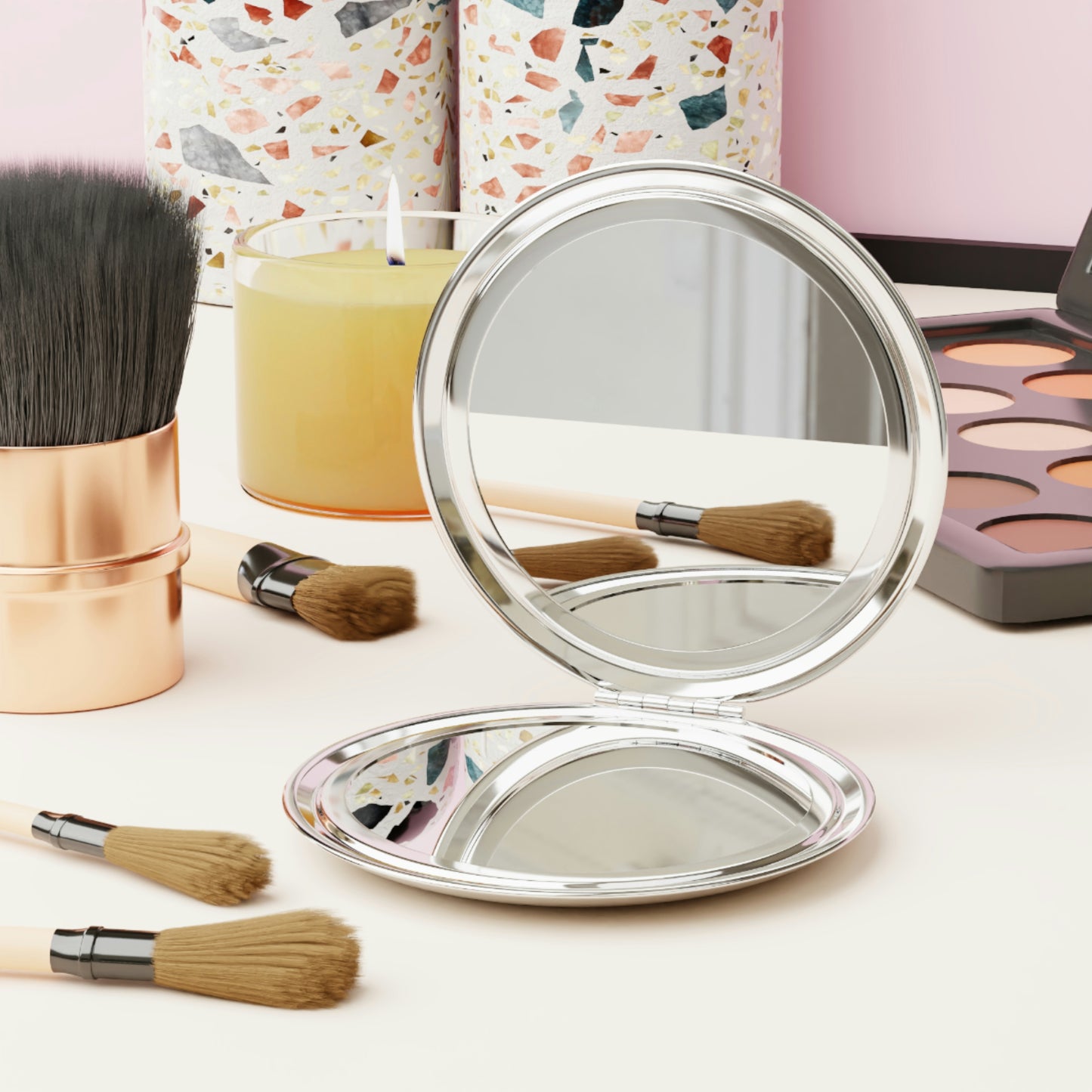 FeatherGreen/Compact Travel Mirror