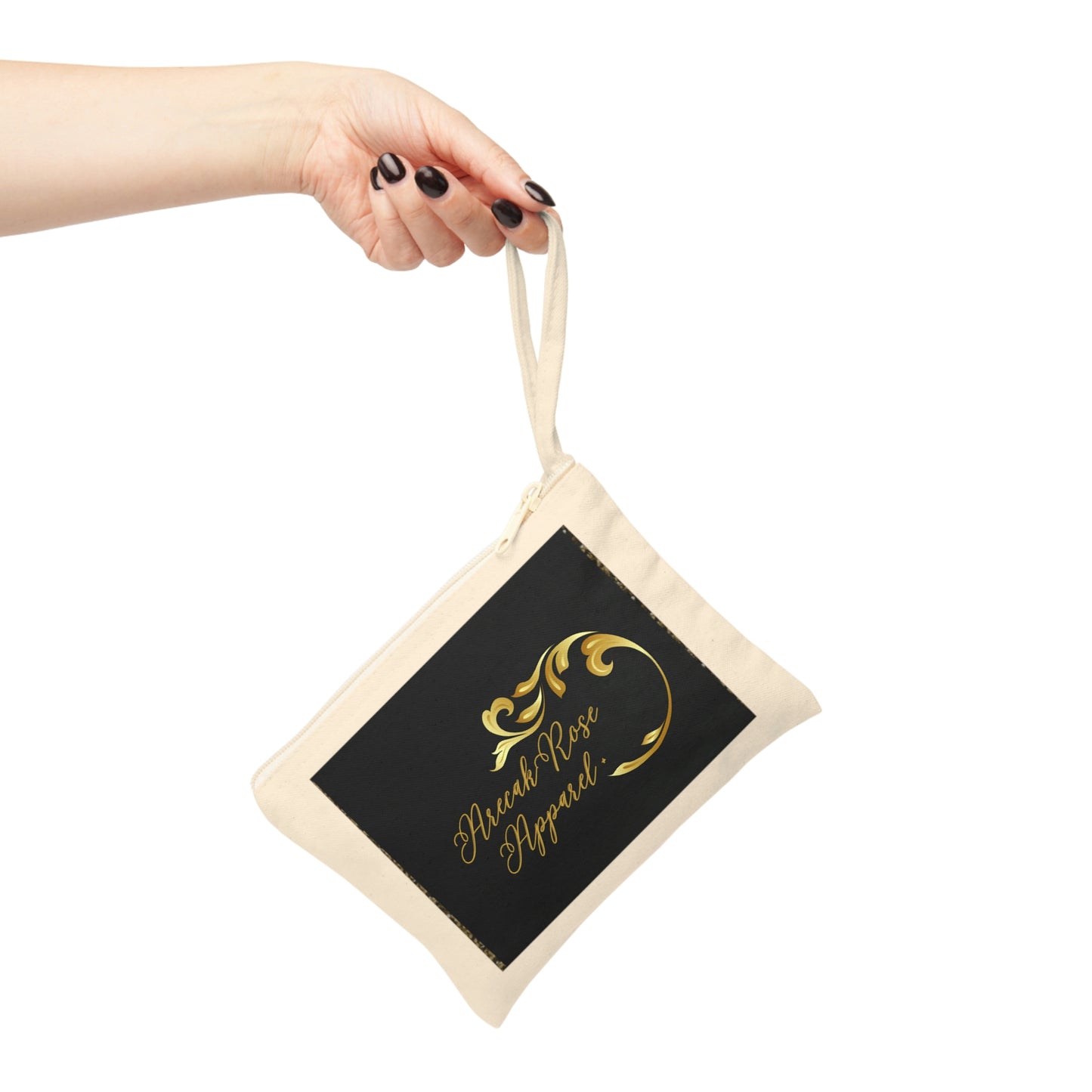 ArecakRose/Cotton Zipper Pouch