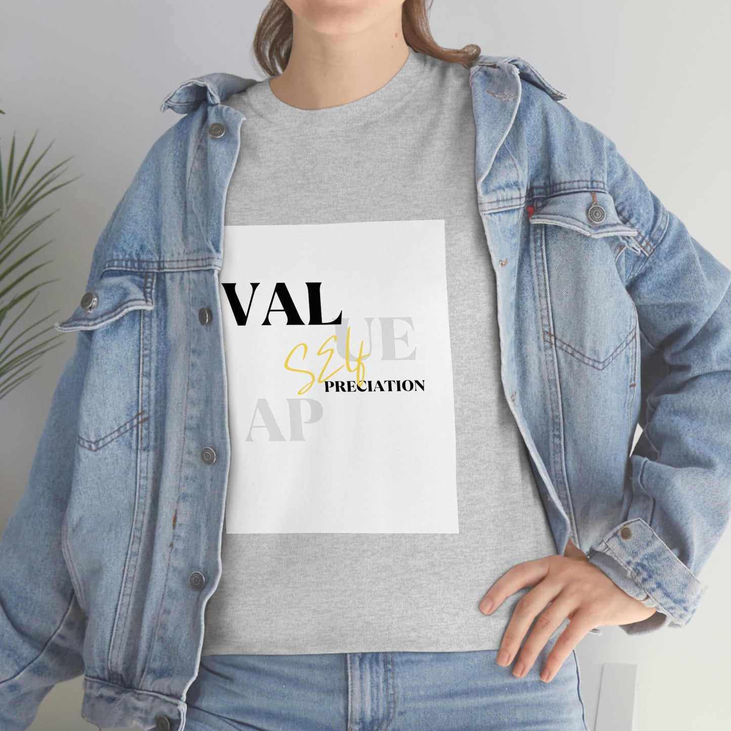SelfValue/Unisex Heavy Cotton Tee