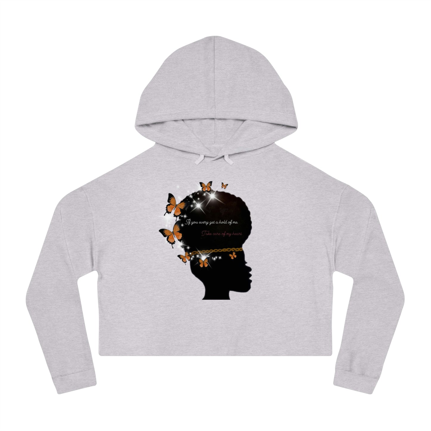 Hold/Women’s Cropped Hooded Sweatshirt