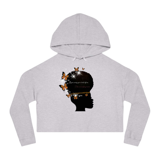 Hold/Women’s Cropped Hooded Sweatshirt