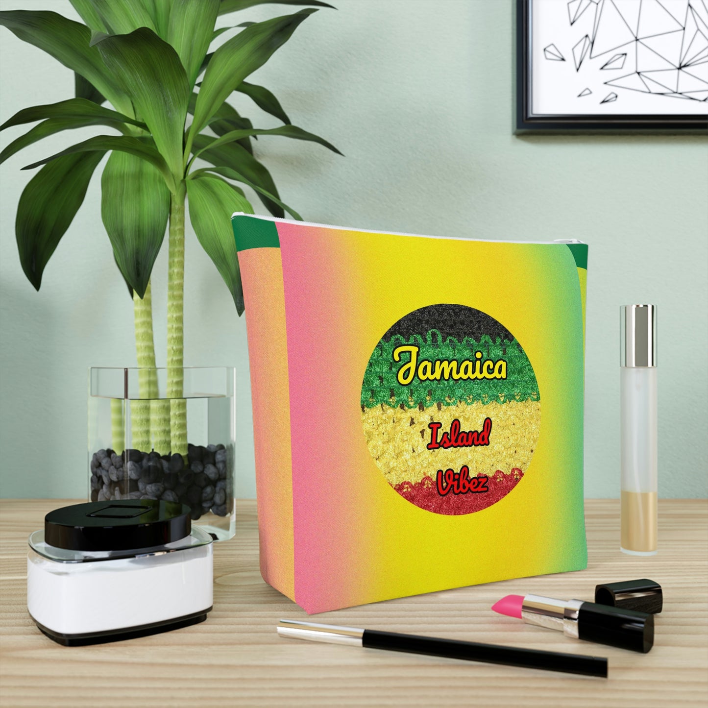 IslandVibez/Cotton Cosmetic Bag
