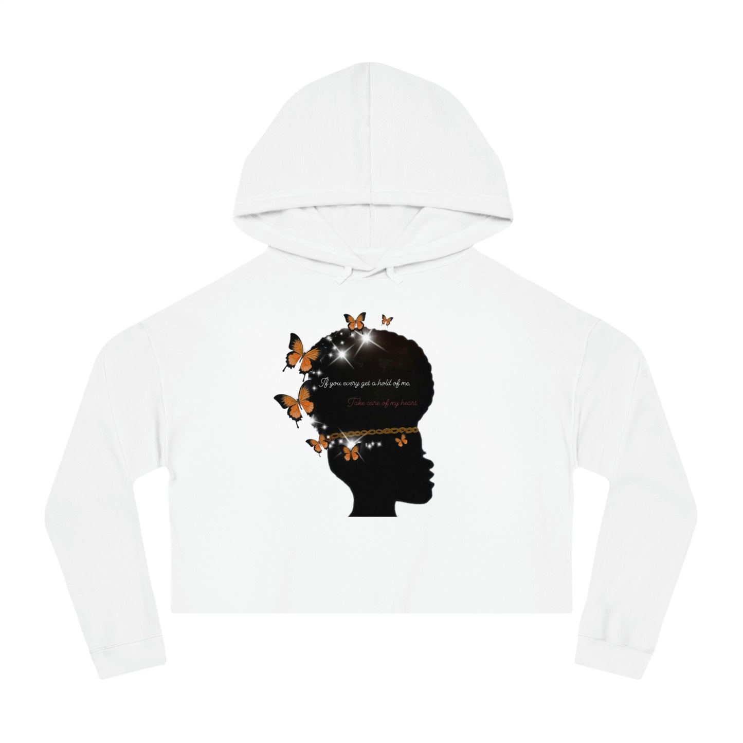 Hold/Women’s Cropped Hooded Sweatshirt