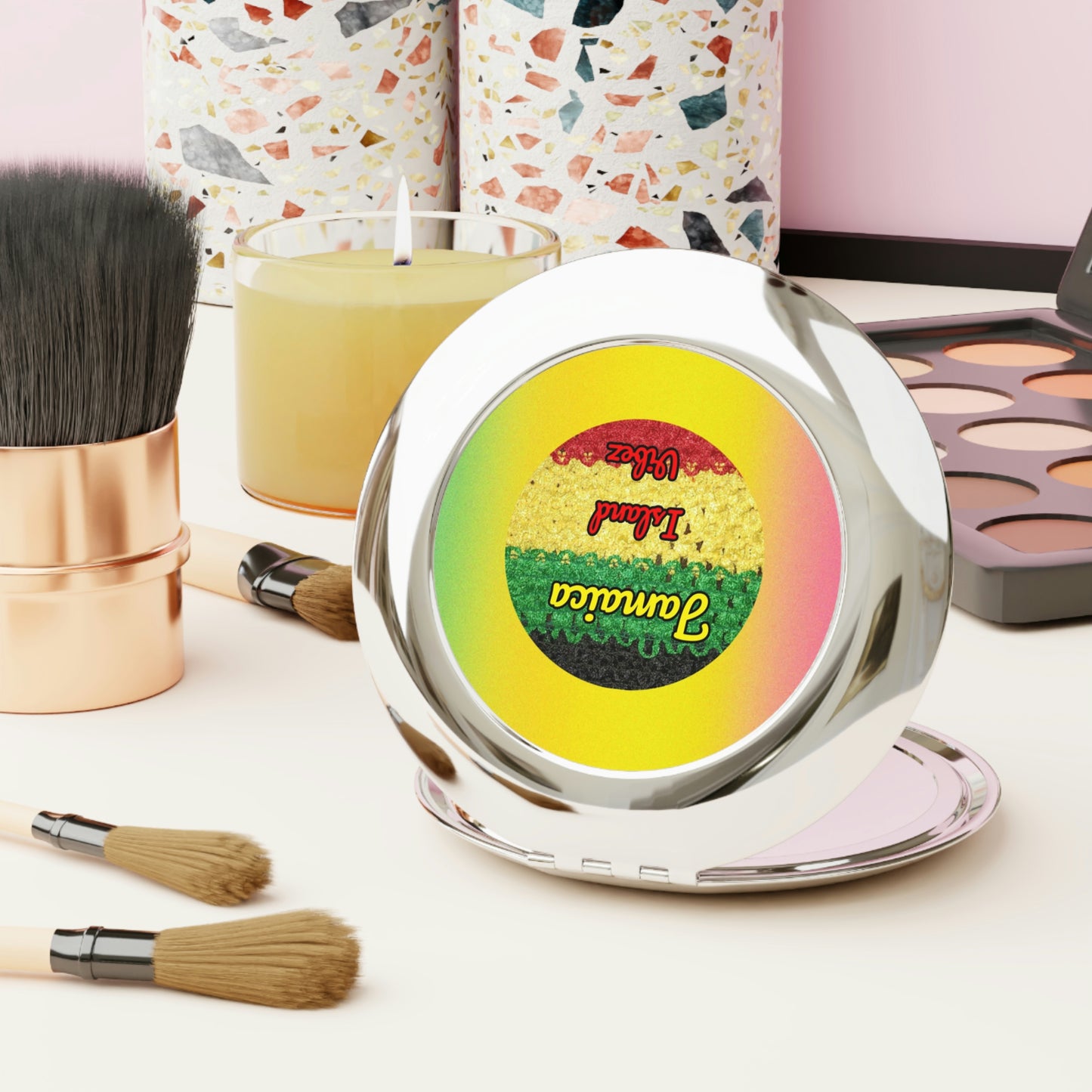 IslandVibez/Compact Travel Mirror