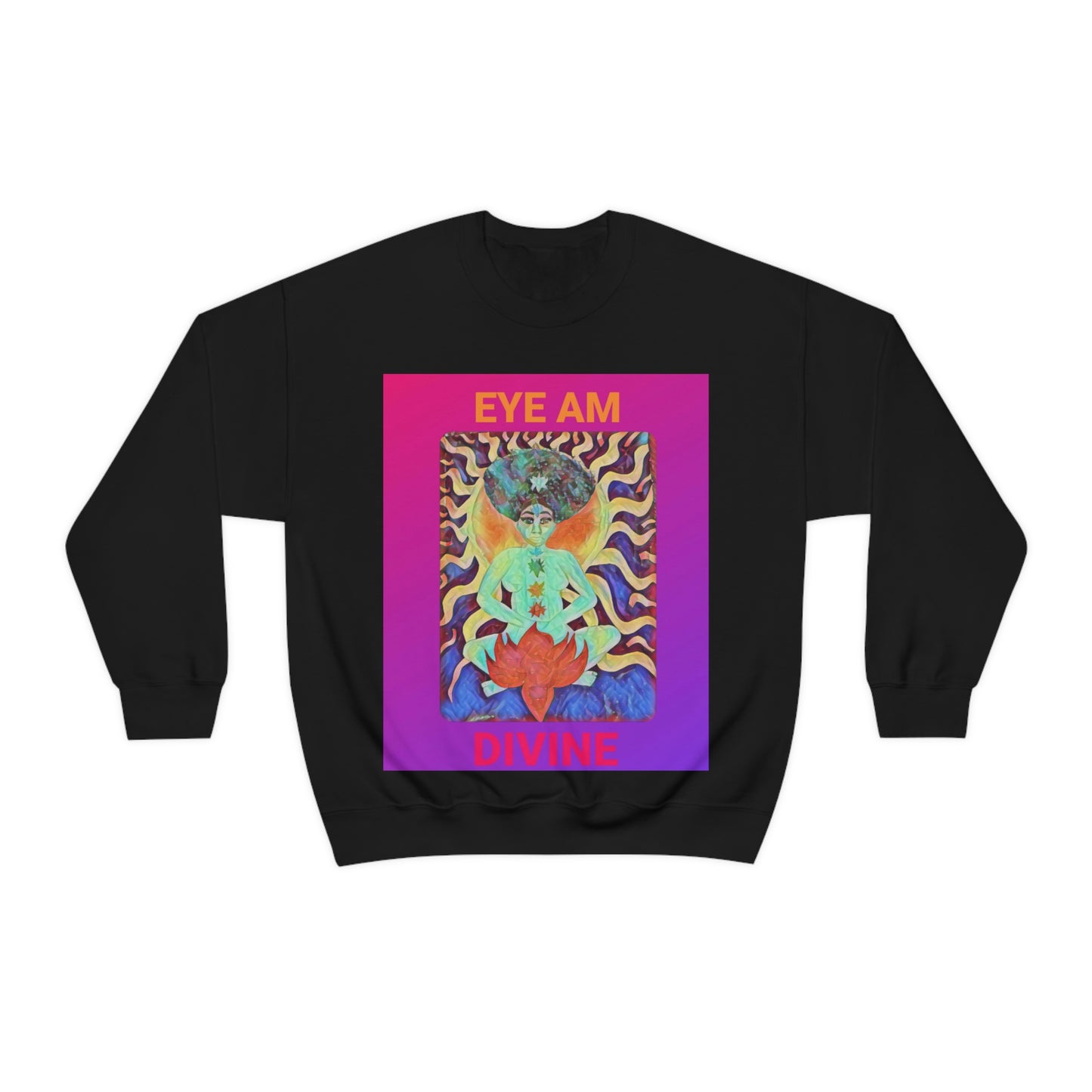 Eye Am Divine/Unisex Heavy Blend Crewneck Sweatshirt