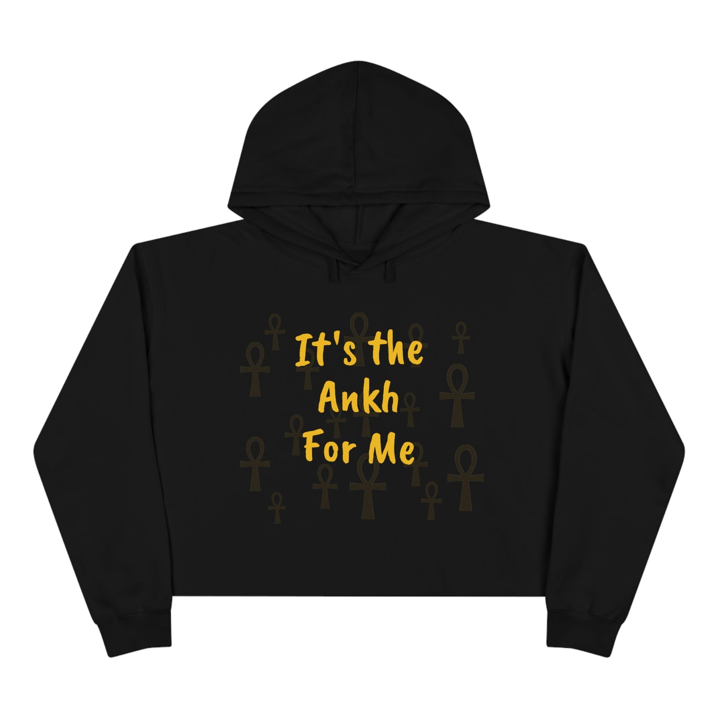 Ankh/Crop Hoodie