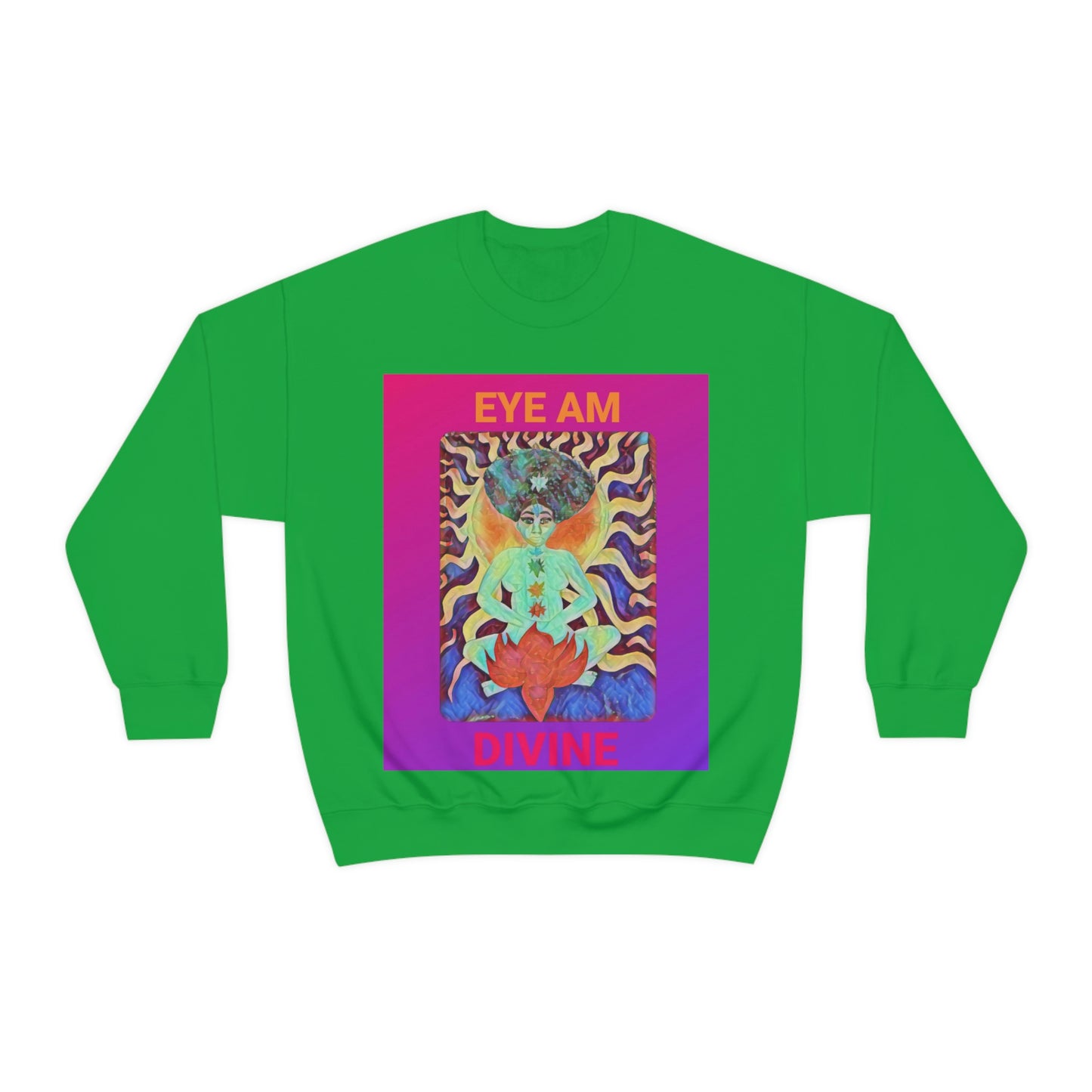 Eye Am Divine/Unisex Heavy Blend Crewneck Sweatshirt
