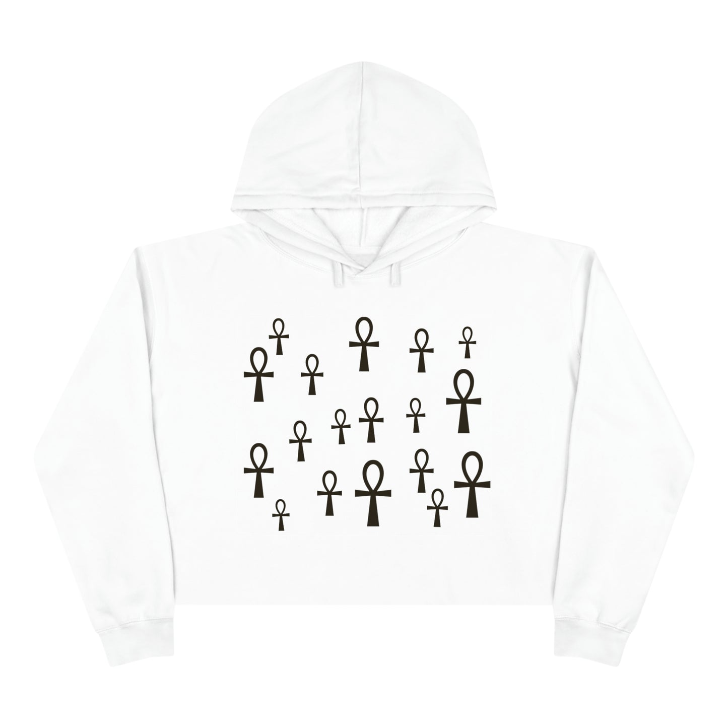 Ankh/Crop Hoodie