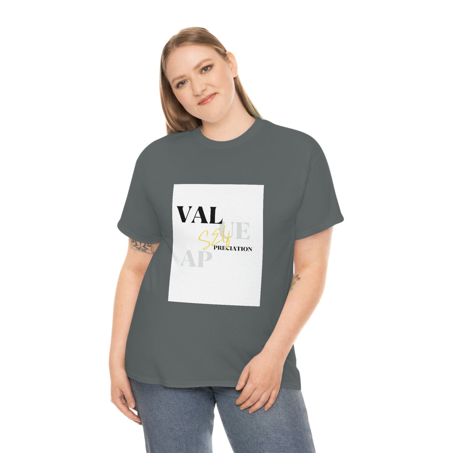 SelfValue/Unisex Heavy Cotton Tee
