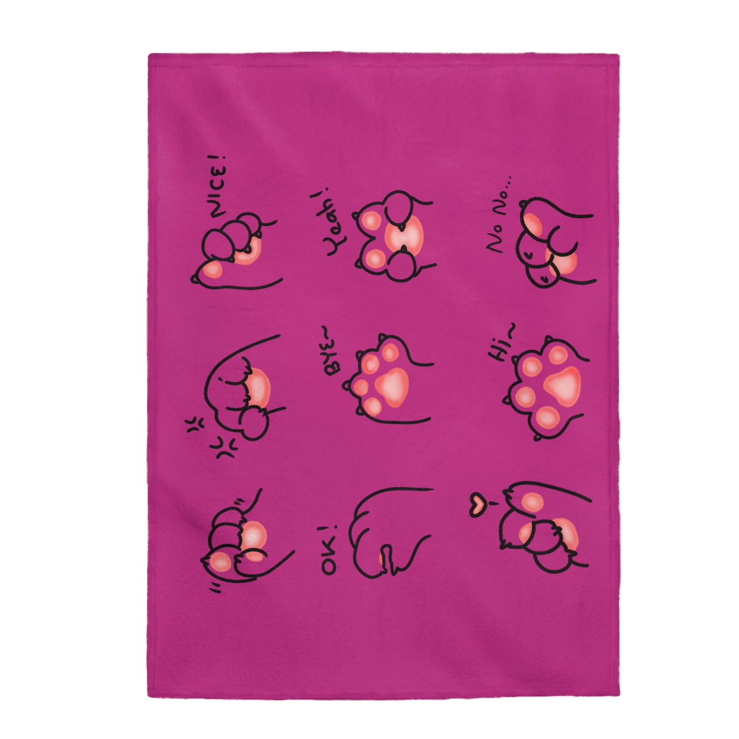 DemPawsP/Velveteen Plush Blanket
