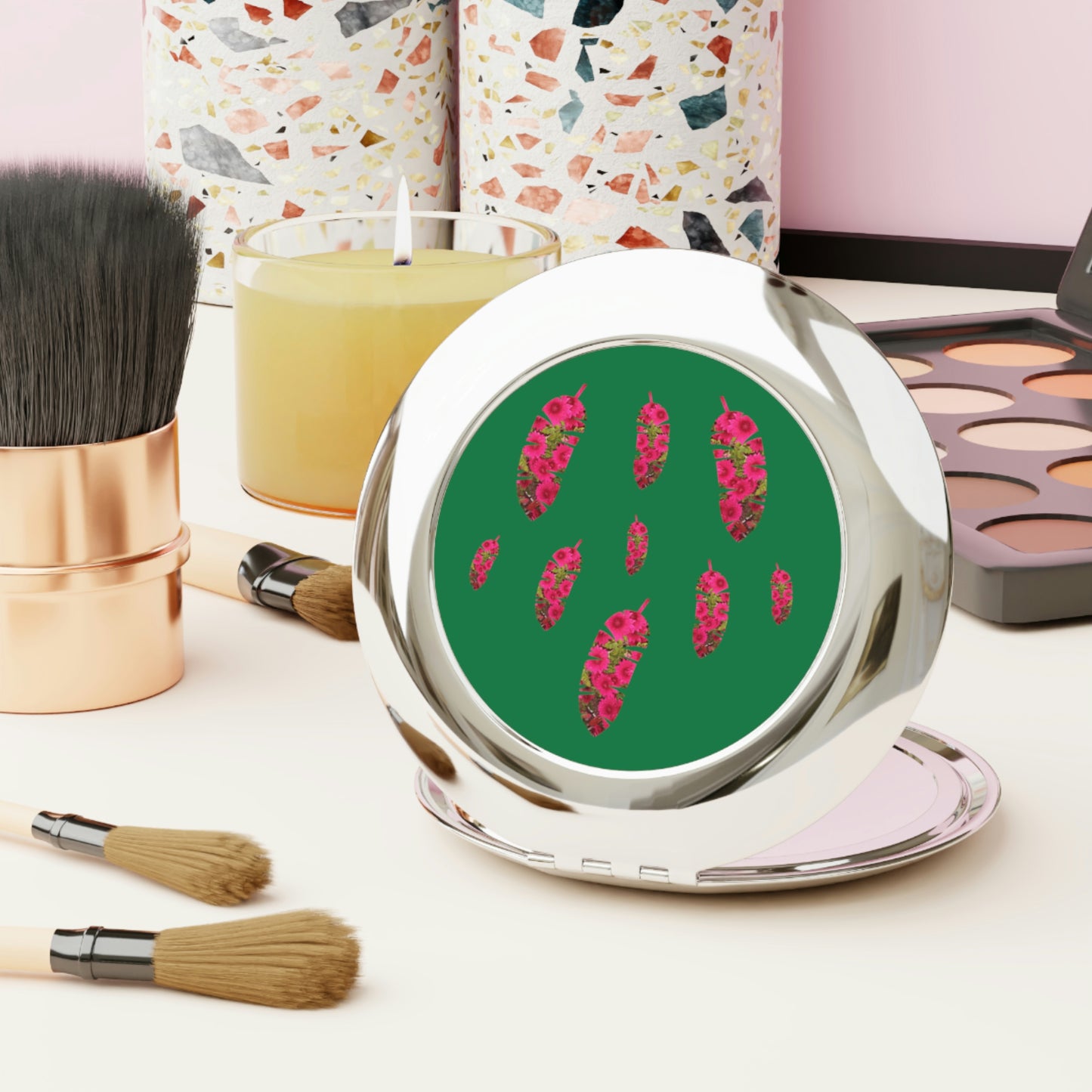 FeatherGreen/Compact Travel Mirror