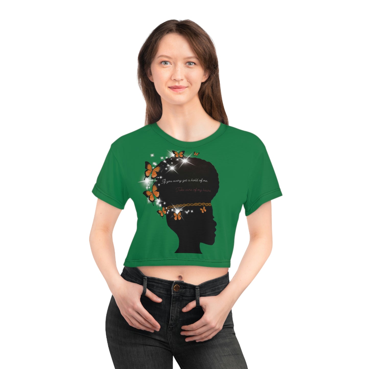 HoldG/AOP Crop Tee