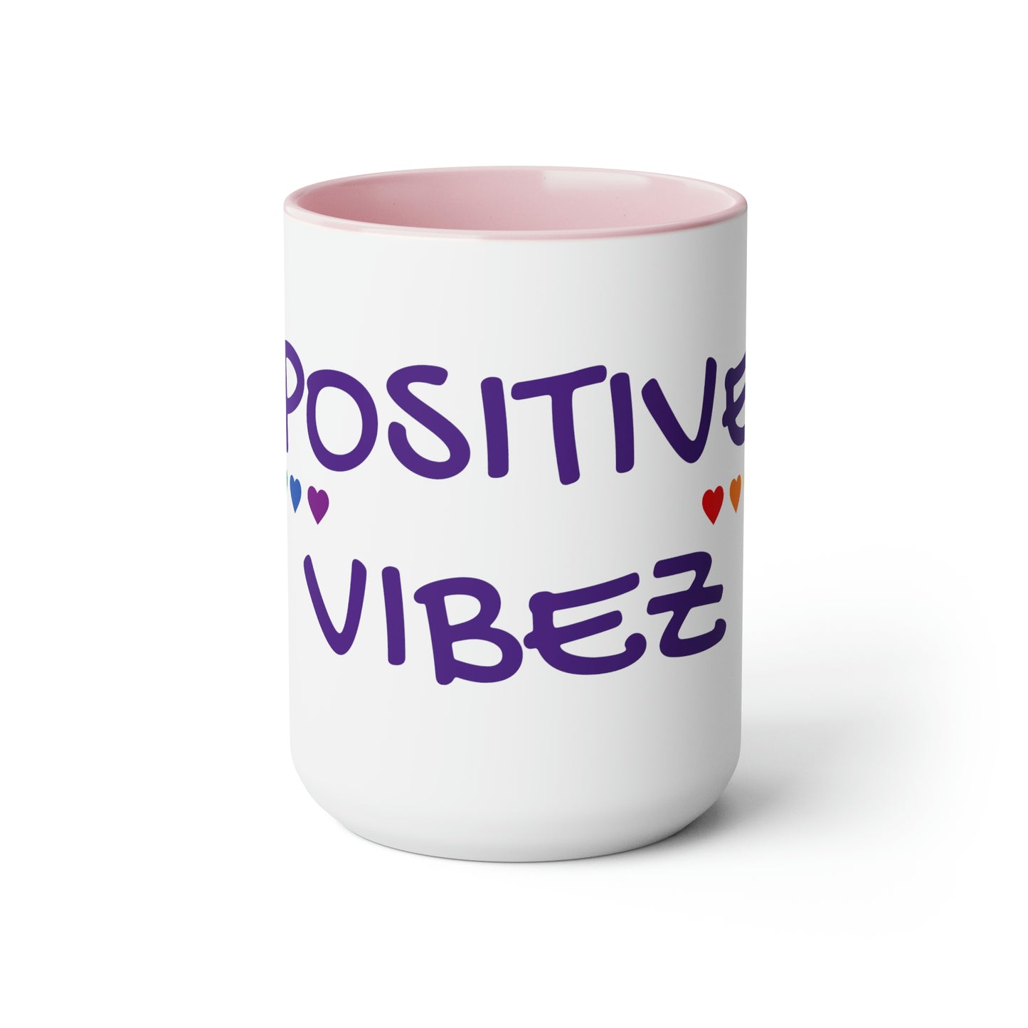 PositiveV/Two-Tone Coffee Mugs, 15oz