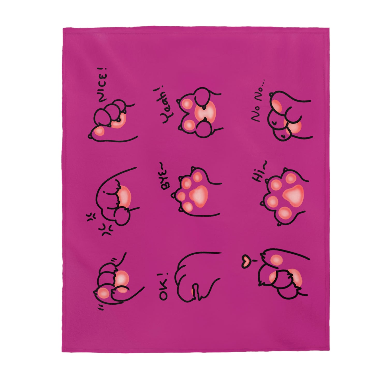 DemPawsP/Velveteen Plush Blanket