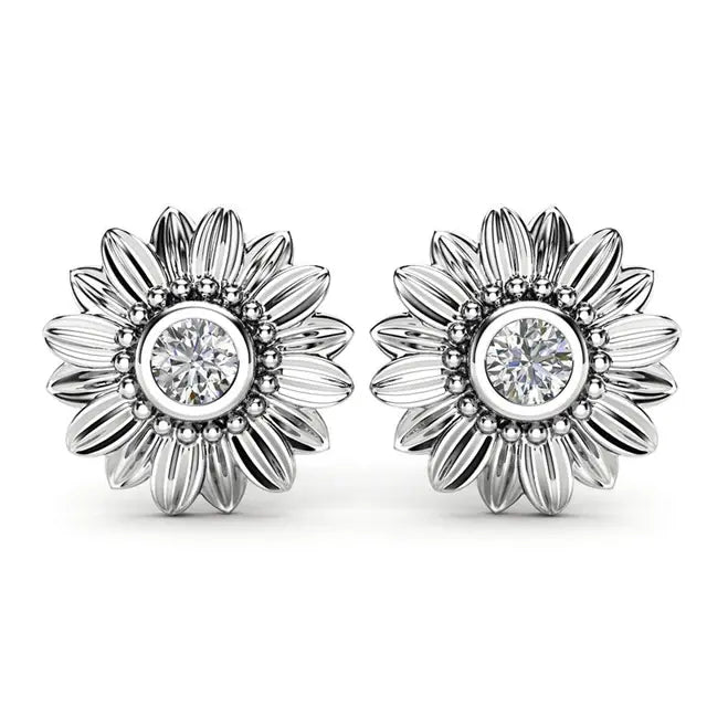 Sunflower Stud Earrings