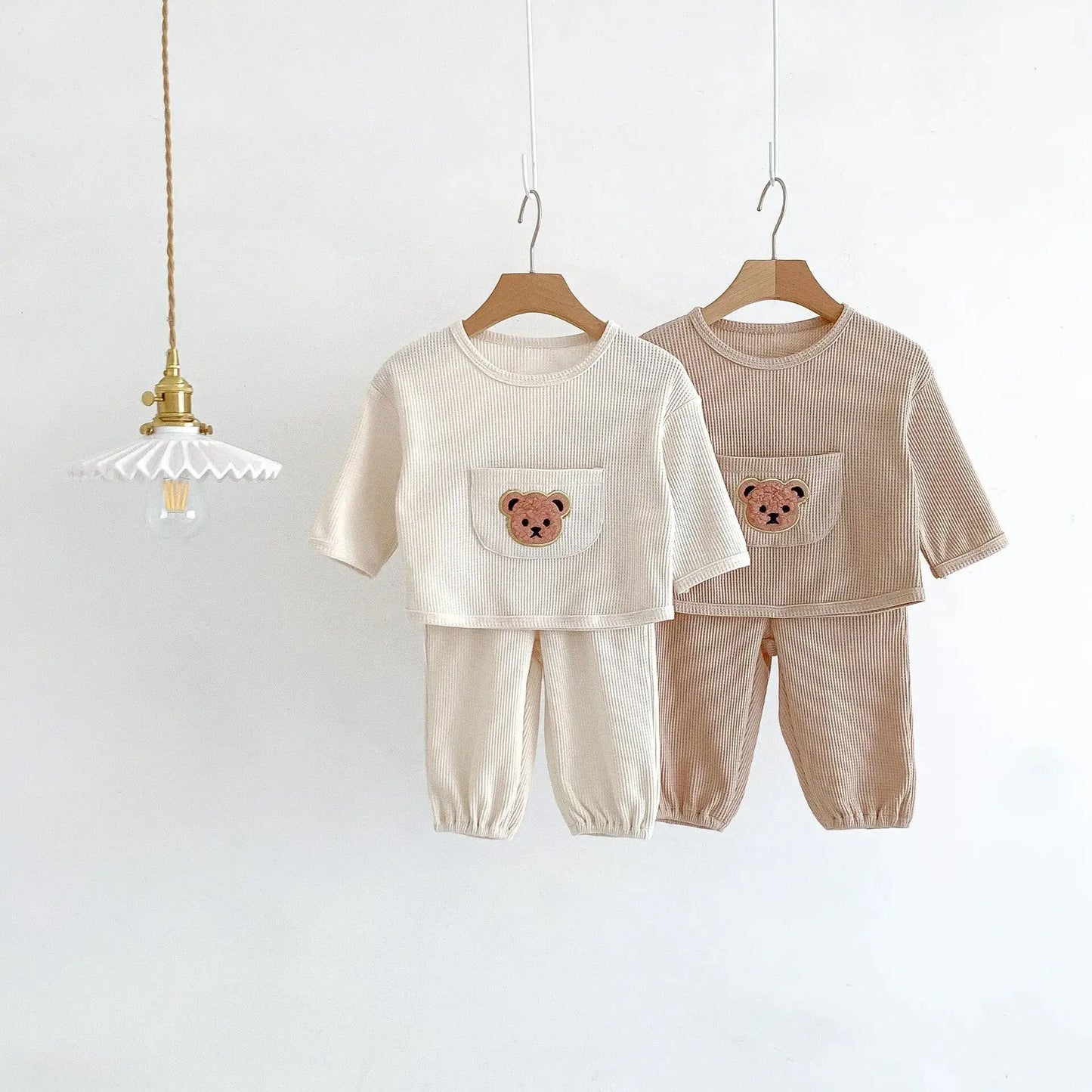 Bear Waffle Toddler Set