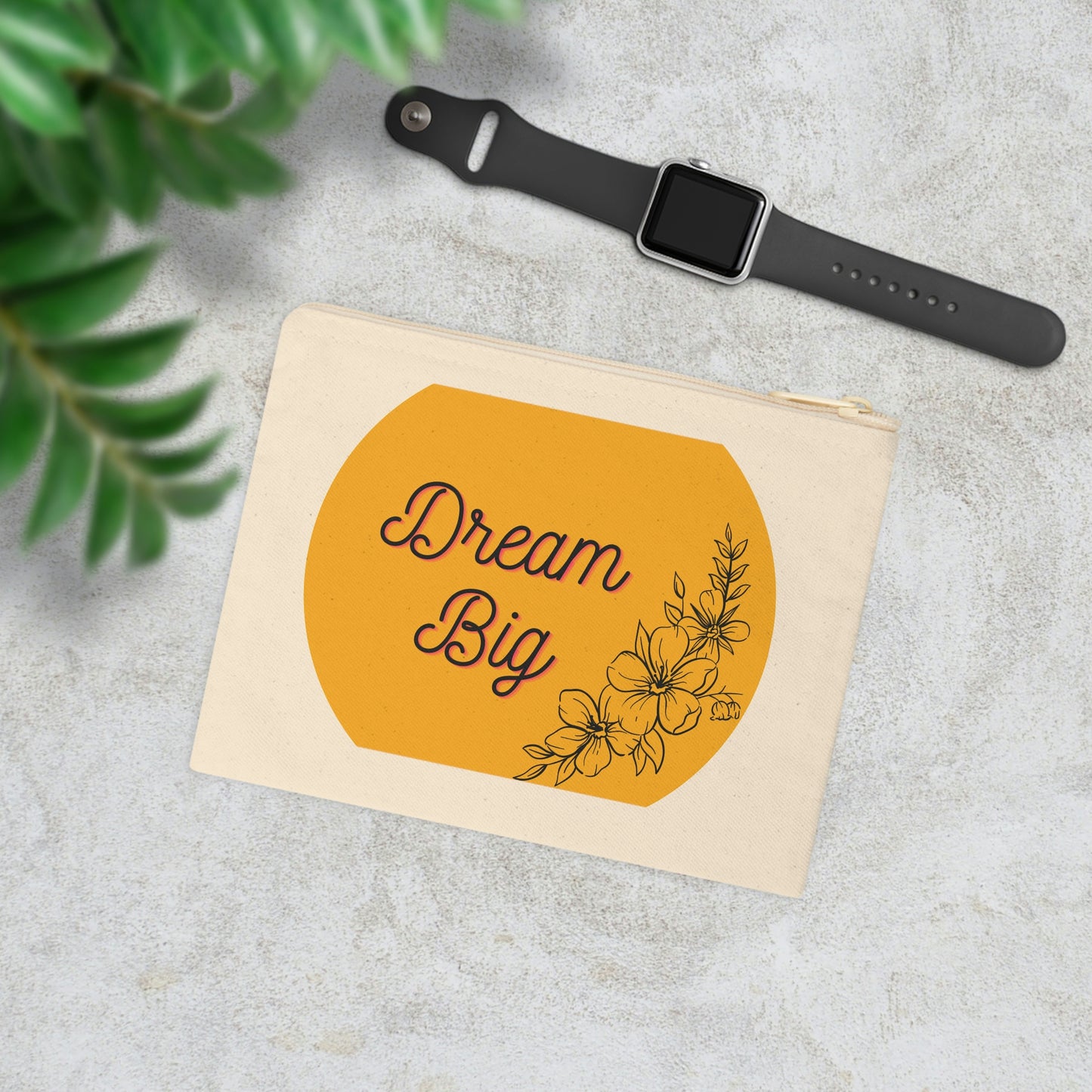 DreamB/Cotton Zipper Pouch