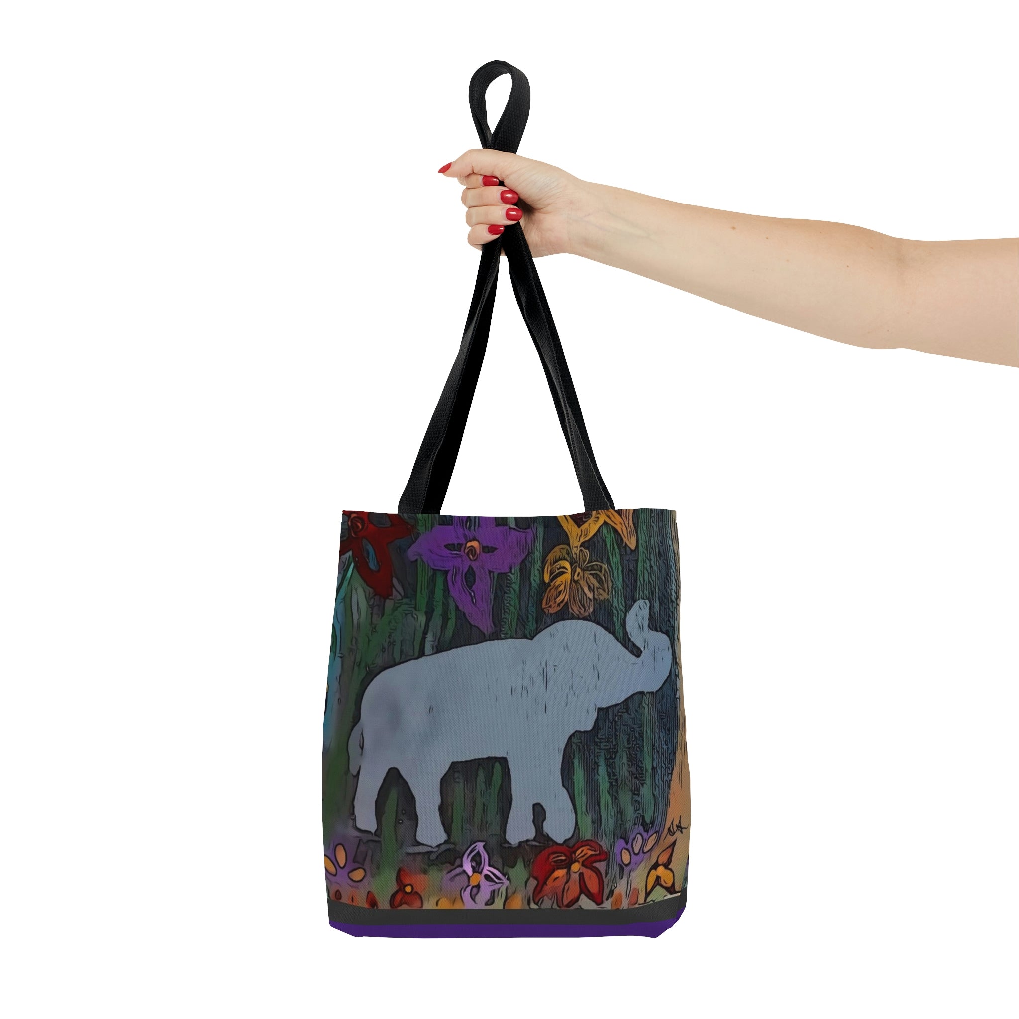 ElephantF/AOP Tote Bag