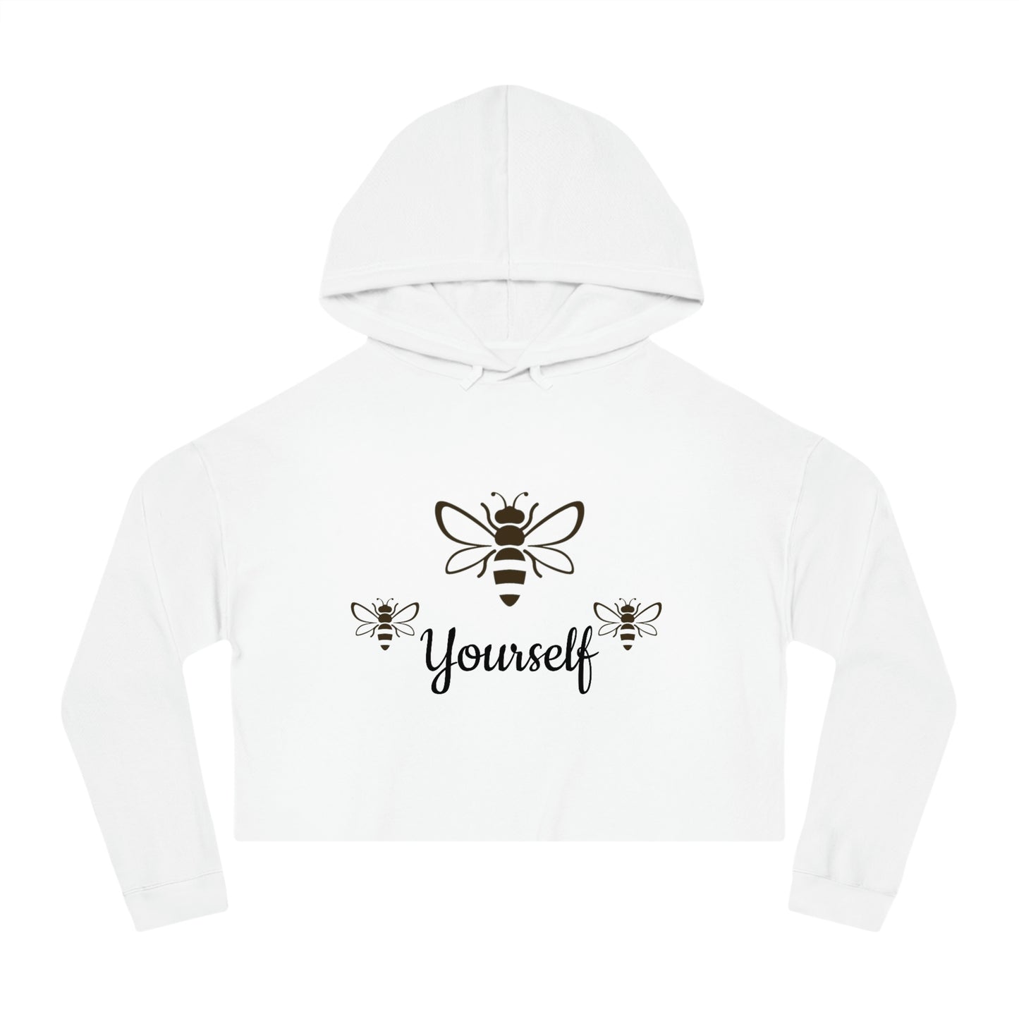 Bee/Women’s Cropped Hooded Sweatshirt