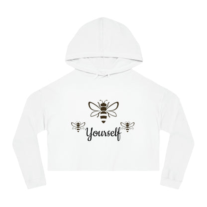 Bee/Women’s Cropped Hooded Sweatshirt