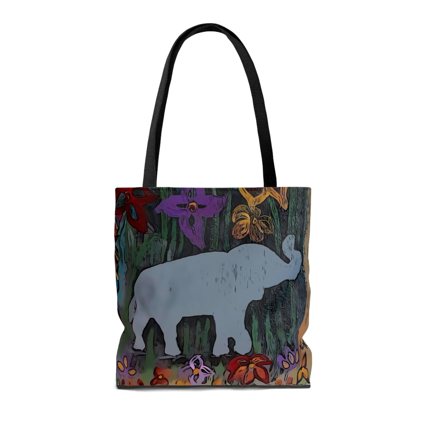 ElephantF/AOP Tote Bag