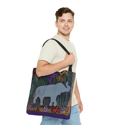 ElephantF/AOP Tote Bag