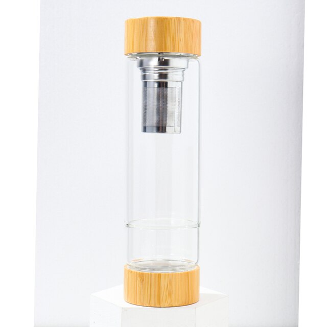 Crystal Glass Elixir Water Bottle