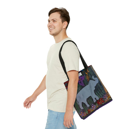 ElephantF/AOP Tote Bag