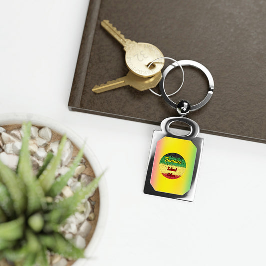 IslandVibez/Rectangle Photo Keyring