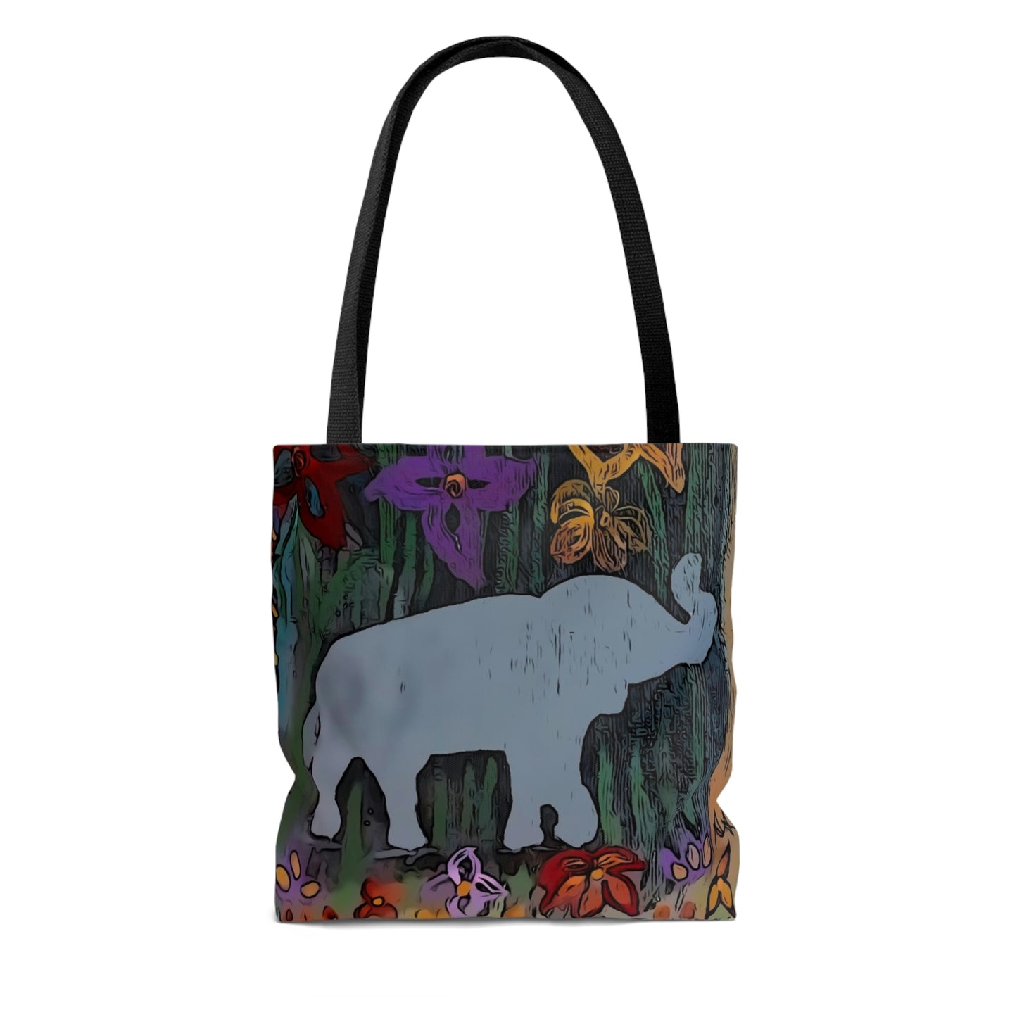 ElephantF/AOP Tote Bag