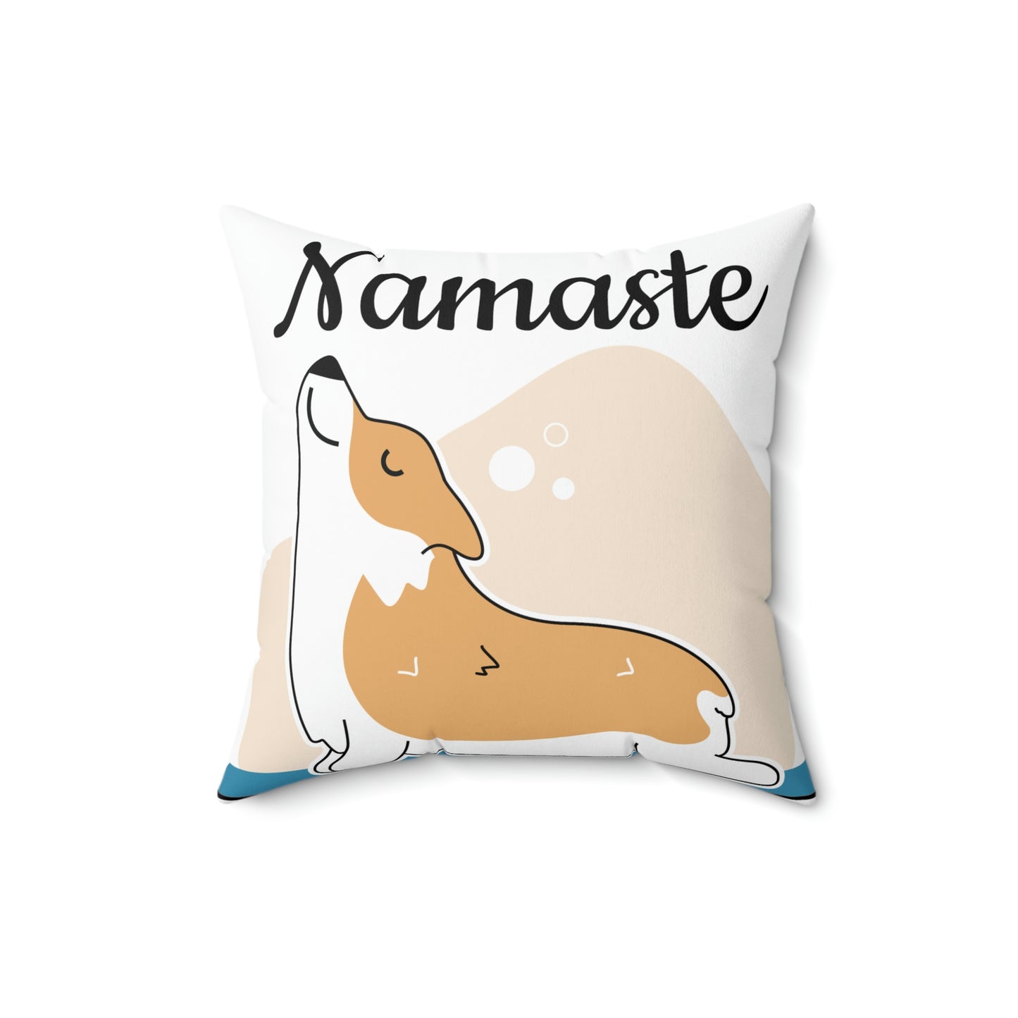 Namaste/Spun Polyester Square Pillow