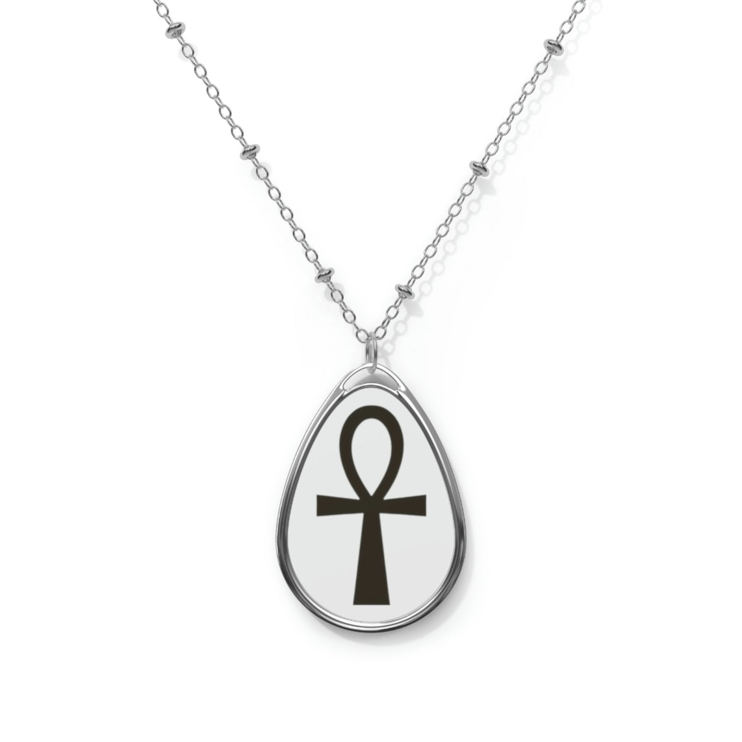 Ankh/Oval Necklace