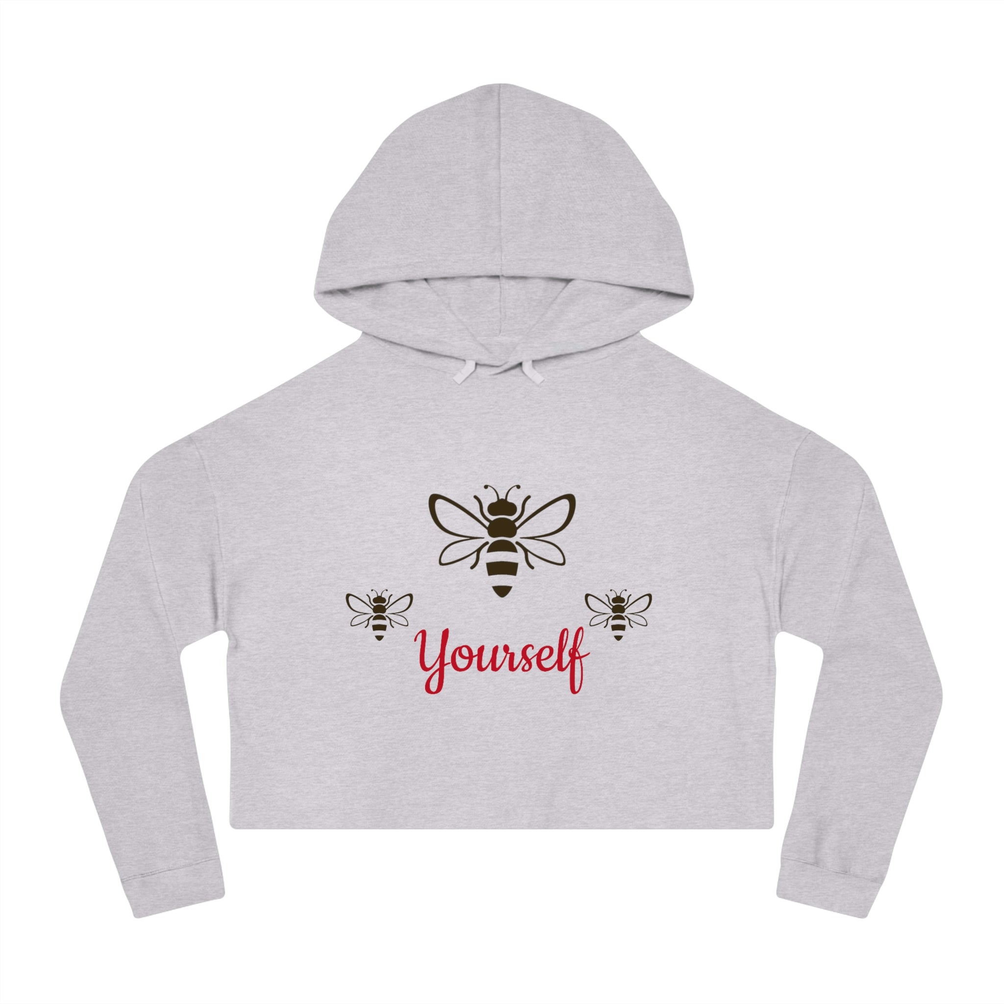 Bee/Women’s Cropped Hooded Sweatshirt