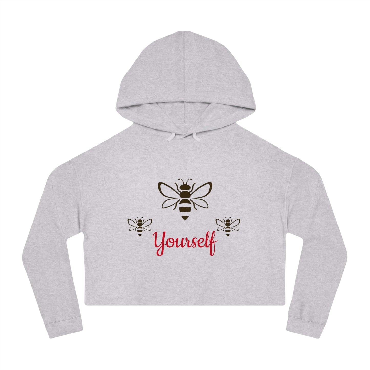 Bee/Women’s Cropped Hooded Sweatshirt