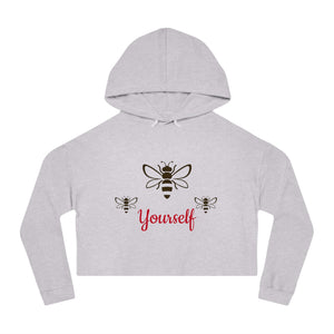 Bee/Women’s Cropped Hooded Sweatshirt